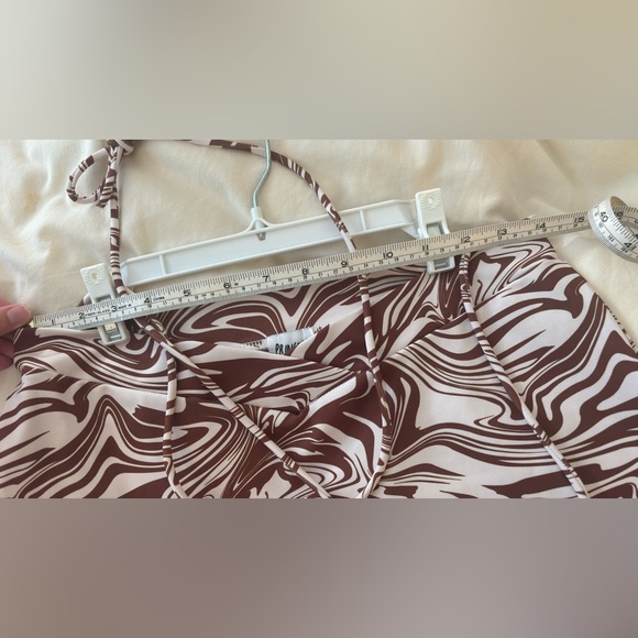 Princess Polly Y2K Chocolate and Cream Swirl Mini Skirt - Picture 3 of 3